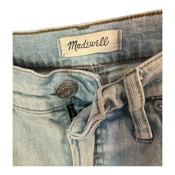 Madewell The Perfect Vintage Straight Jean High Rise Light Wash Size 31 NF107 - Picture 4 of 5